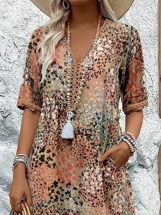 Skye - Sommerkleid mit V-Ausschnitt